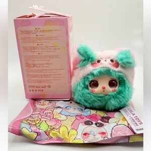 Liila Garden Tea Party Series Mini Plush Pendant,"Watermelon Dragon" design.